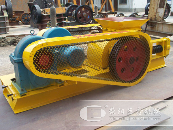 双辊破碎机制作完毕展示图
