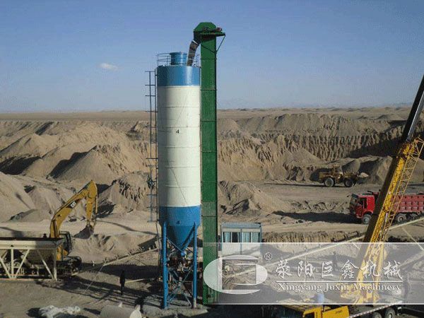 石料生产线斗式提升机用户现场